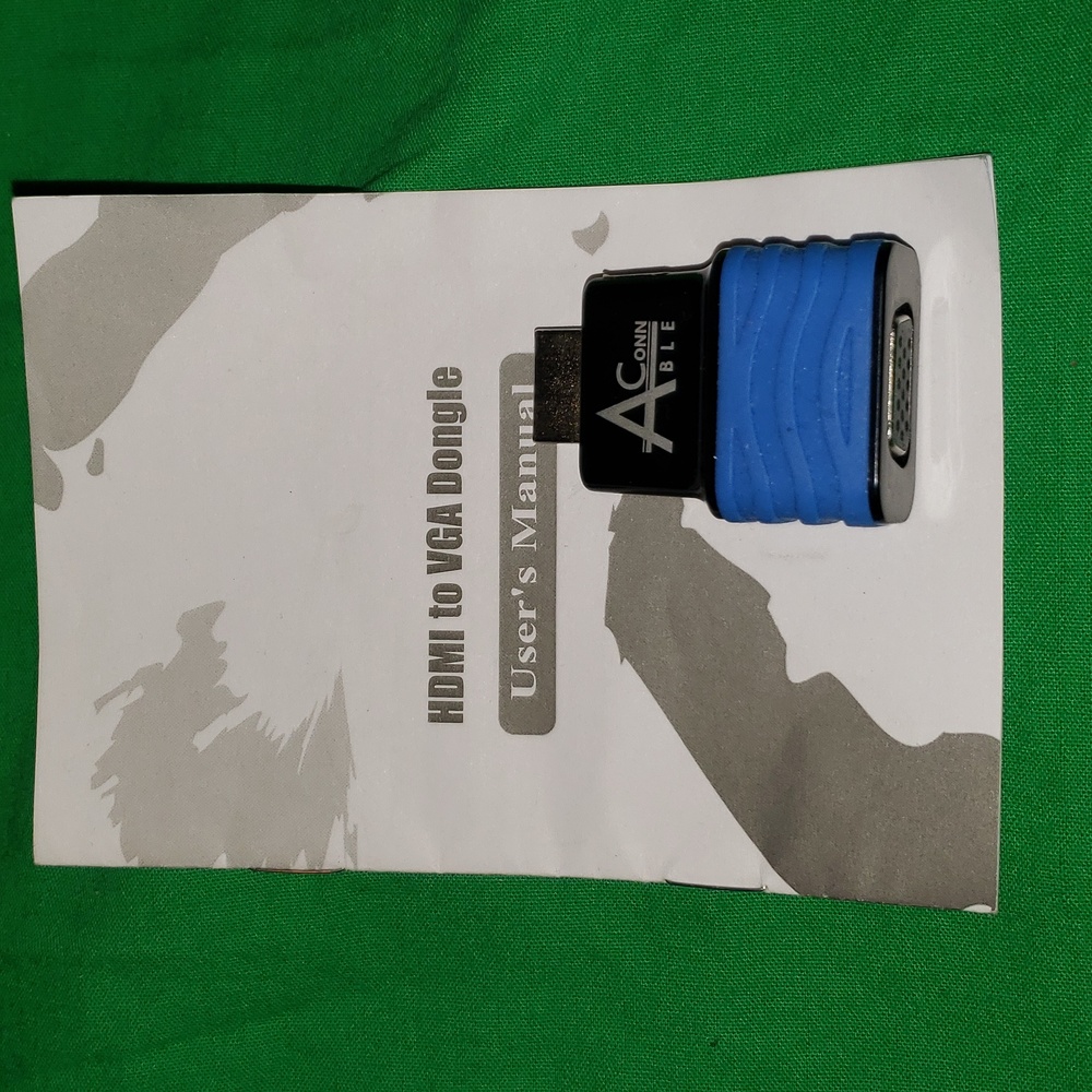 Aconn Cable HDMI to VGA Adapter with Manual New